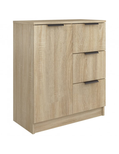 Credenza Rovere Sonoma 60x30x70 cm in Legno Multistrato