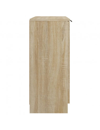 Credenza Rovere Sonoma 60x30x70 cm in Legno Multistrato