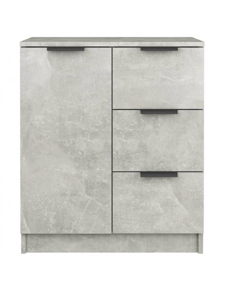 Credenza Grigio Cemento 60x30x70 cm in Legno Multistrato