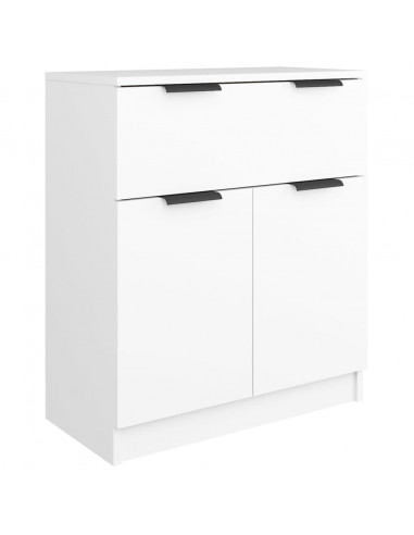 Credenza Bianca 60x30x70 cm in Legno Multistrato