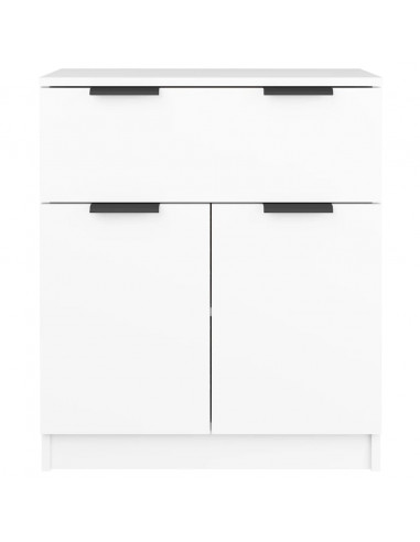 Credenza Bianca 60x30x70 cm in Legno Multistrato