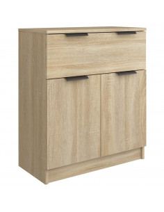 Credenza Rovere Sonoma 60x30x70 cm in Legno Multistrato 2