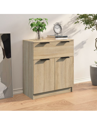 Credenza Rovere Sonoma 60x30x70 cm in Legno Multistrato