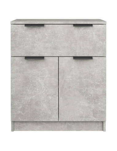 Credenza Grigio Cemento 60x30x70 cm in Legno Multistrato