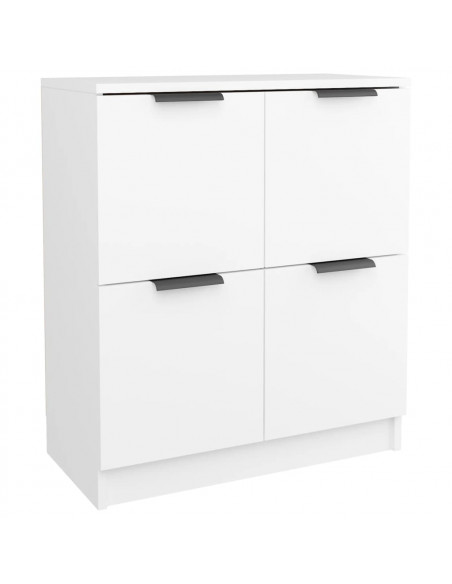 Credenza Bianca 60x30x70 cm in Legno Multistrato