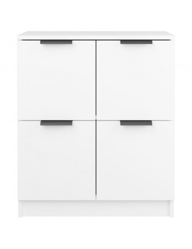 Credenza Bianca 60x30x70 cm in Legno Multistrato