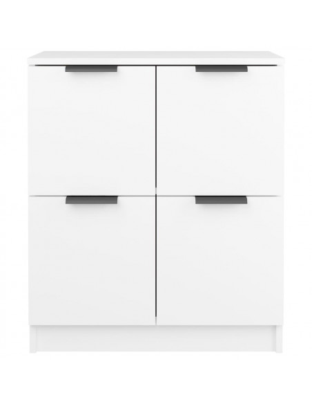 Credenza Bianca 60x30x70 cm in Legno Multistrato