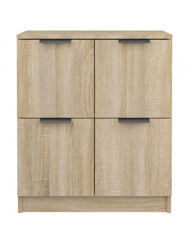 Credenza Rovere Sonoma 60x30x70 cm in Legno Multistrato