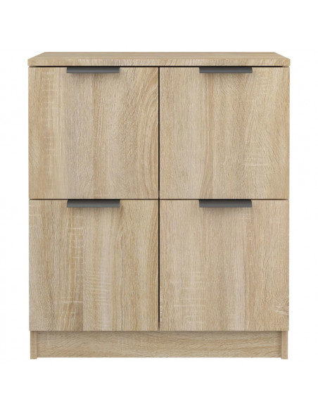 Credenza Rovere Sonoma 60x30x70 cm in Legno Multistrato