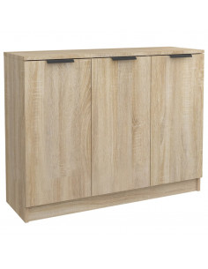 Credenza Rovere Sonoma 90,5x30x70 cm in Legno Multistrato 2