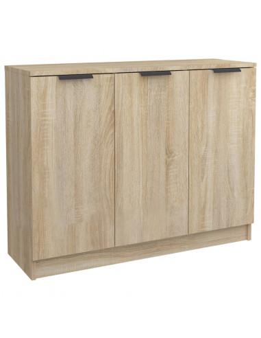 Credenza Rovere Sonoma 90,5x30x70 cm in Legno Multistrato