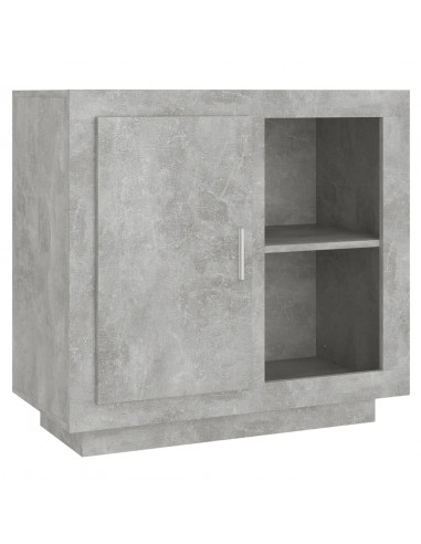 Credenza Grigio Cemento 80x40x75 cm