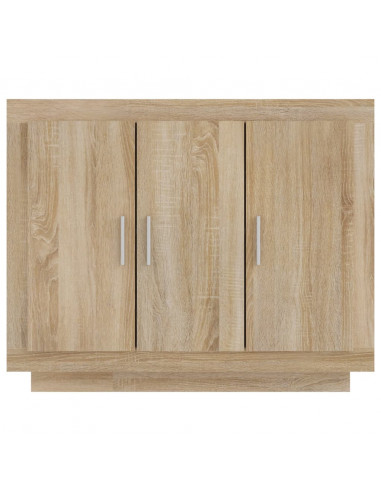 Credenza Rovere Sonoma 92x35x75 cm in Legno Multistrato