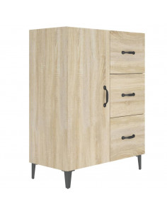 Credenza Rovere Sonoma 69,5x34x90 cm in Legno Multistrato 2