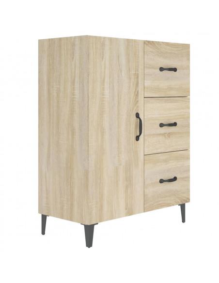 Credenza Rovere Sonoma 69,5x34x90 cm in Legno Multistrato