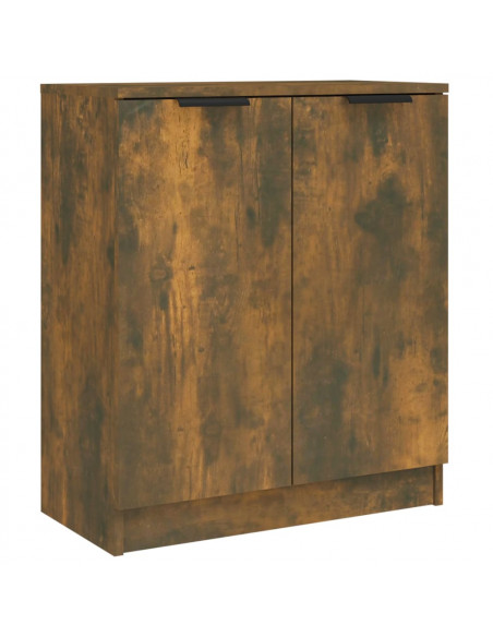 Credenza Rovere Fumo 60x30x70 cm in Legno Multistrato