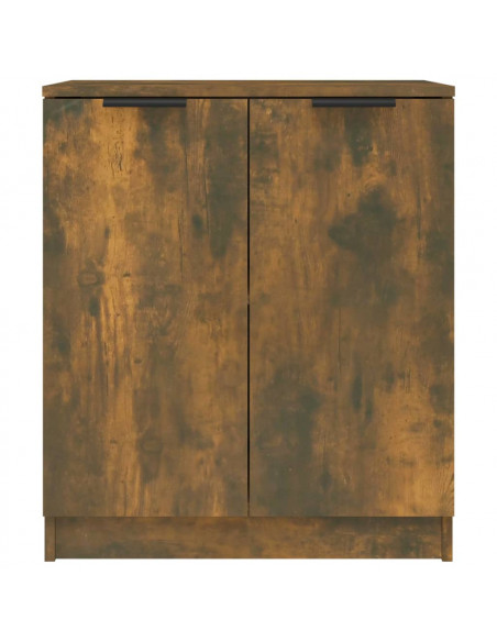 Credenza Rovere Fumo 60x30x70 cm in Legno Multistrato