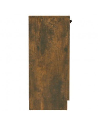 Credenza Rovere Fumo 60x30x70 cm in Legno Multistrato