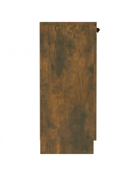 Credenza Rovere Fumo 60x30x70 cm in Legno Multistrato