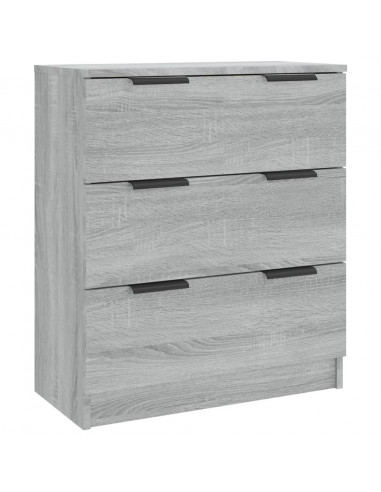 Credenza Grigio Sonoma 60x30x70 cm in Legno Multistrato