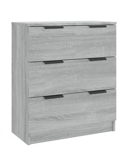Credenza Grigio Sonoma 60x30x70 cm in Legno Multistrato