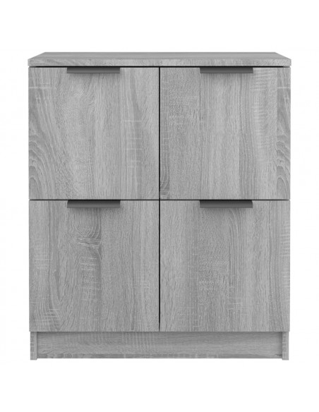 Credenza Grigio Sonoma 60x30x70 cm in Legno Multistrato