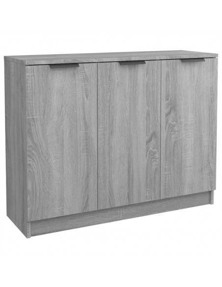 Credenza Grigio Sonoma 90,5x30x70 cm in Legno Multistrato