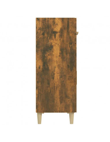 Credenza Rovere Fumo 69,5x34x89 cm in Legno Multistrato