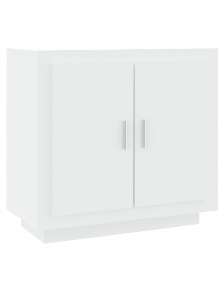 Credenza Bianco 80x40x75 cm in Legno Compensato