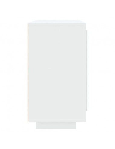 Credenza Bianco 80x40x75 cm in Legno Compensato
