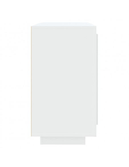 Credenza Bianco 80x40x75 cm in Legno Compensato