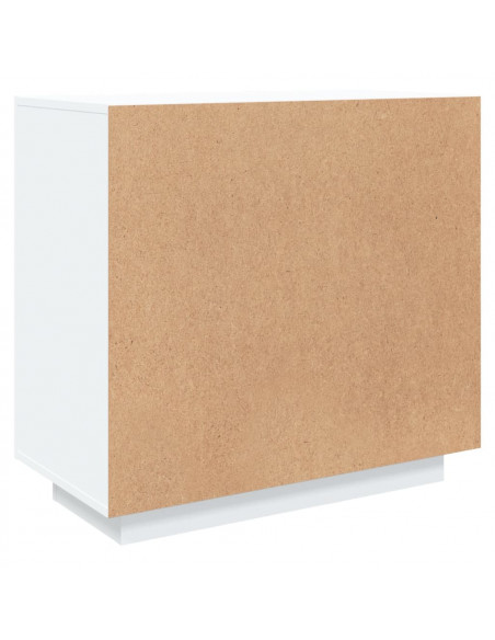 Credenza Bianco 80x40x75 cm in Legno Compensato