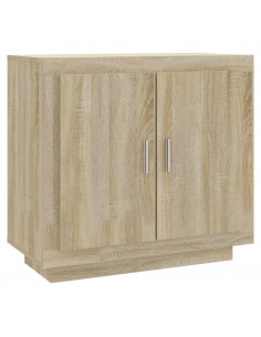 Credenza Rovere Sonoma 80x40x75 cm in Legno Compensato 2