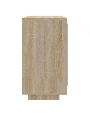 Credenza Rovere Sonoma 80x40x75 cm in Legno Compensato