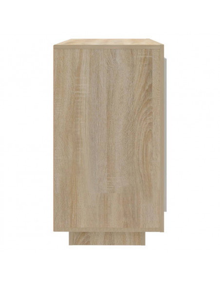 Credenza Rovere Sonoma 80x40x75 cm in Legno Compensato