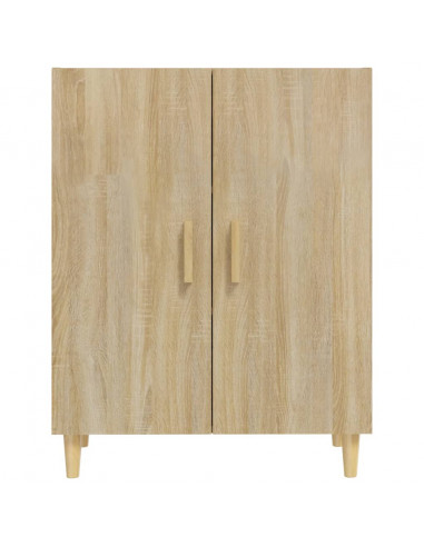 Credenza Rovere Sonoma 70x34x90 cm in Legno Multistrato