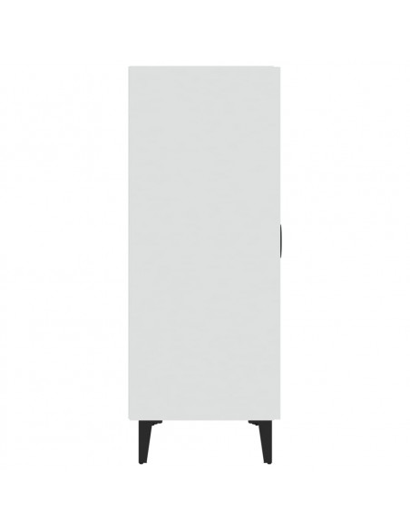 Credenza Bianca 70x34x90 cm in Legno Multistrato