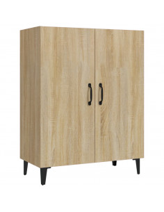 Credenza Rovere Sonoma 70x34x90 cm in Legno Multistrato 2