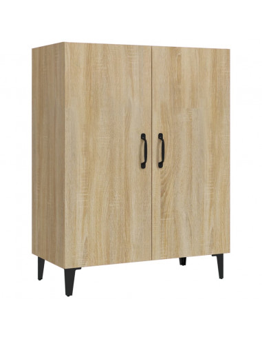 Credenza Rovere Sonoma 70x34x90 cm in Legno Multistrato