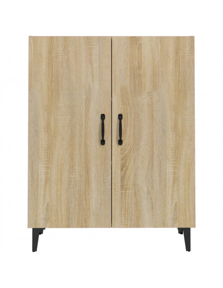 Credenza Rovere Sonoma 70x34x90 cm in Legno Multistrato