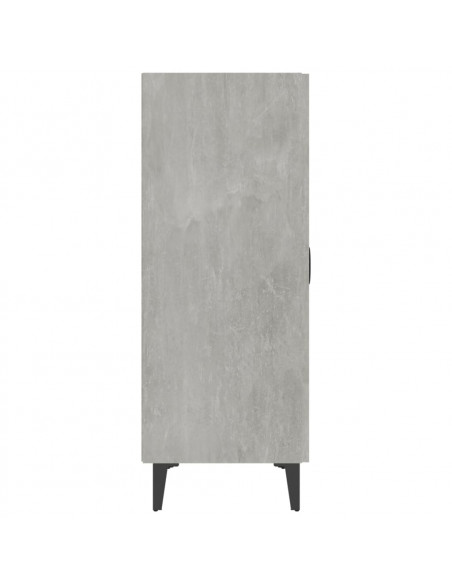 Credenza Grigio Cemento 70x34x90 cm in Legno Multistrato