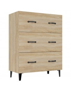 Credenza Rovere Sonoma 69,5x34x90 cm in Legno Multistrato 2