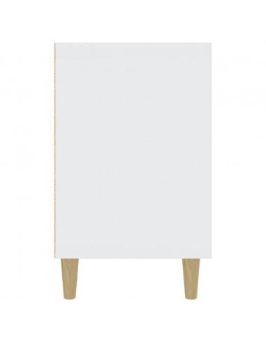 Credenza Bianca 100x36x60 cm in Legno Multistrato