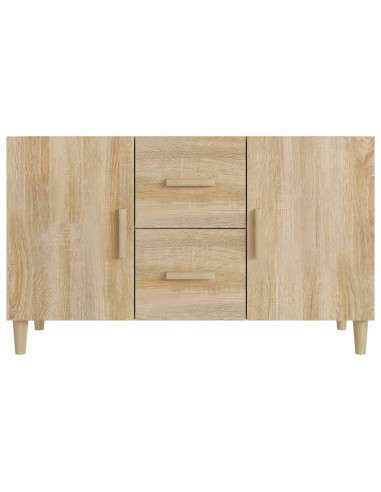 Credenza Rovere Sonoma 100x36x60 cm in Legno Multistrato