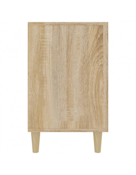 Credenza Rovere Sonoma 100x36x60 cm in Legno Multistrato