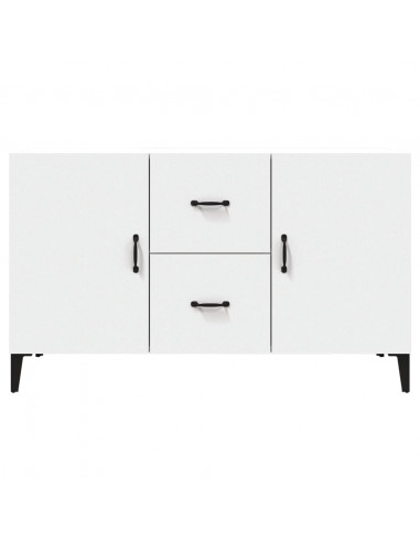 Credenza Bianca 100x36x60 cm in Legno Multistrato