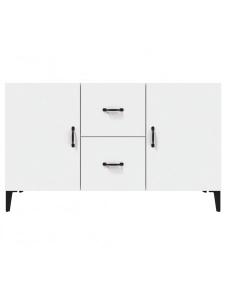 Credenza Bianca 100x36x60 cm in Legno Multistrato