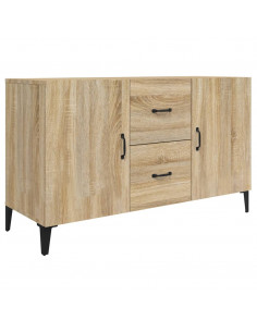 Credenza Rovere Sonoma 100x36x60 cm in Legno Multistrato 2