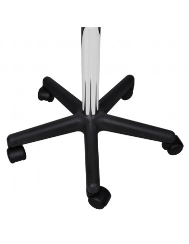 Sgabelli da Ufficio 2 pz Bianchi 35,5x84 cm in Similpelle