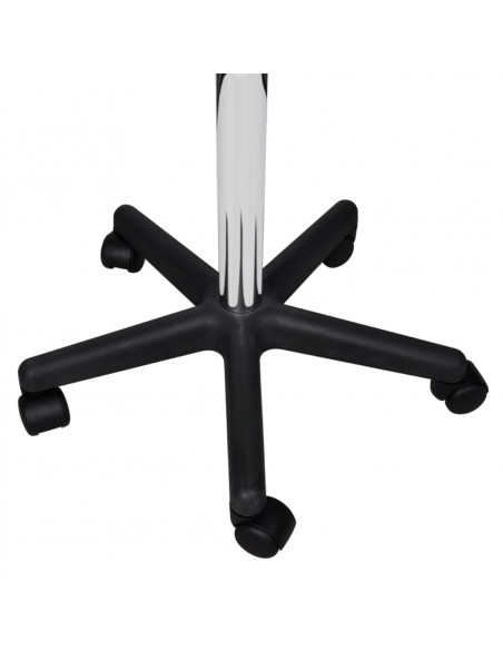 Sgabelli da Ufficio 2 pz Bianchi 35,5x84 cm in Similpelle